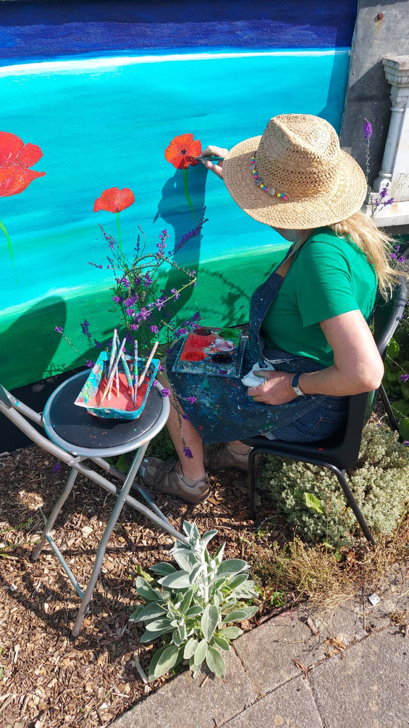 Hand  Painted Mural (Deposit)