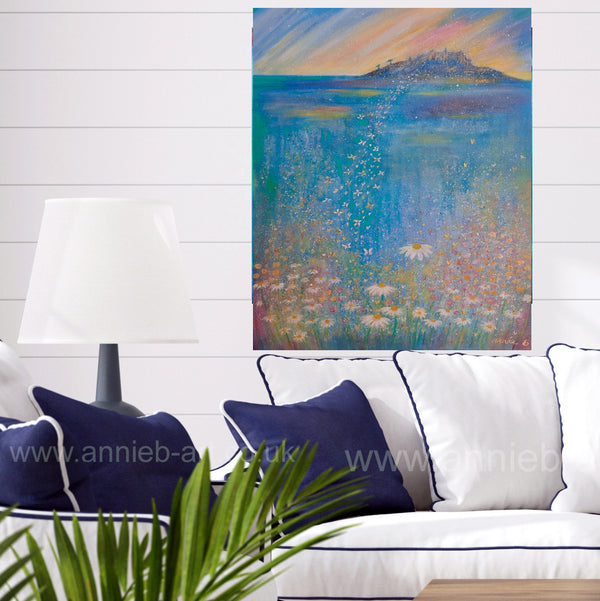 'A*  - St. Michaels mount magic' - original painting