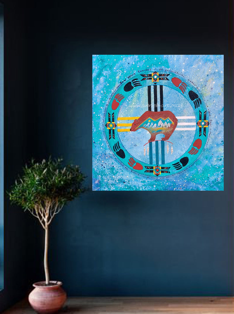 '     Bear Spirit Medicine ' - original painting