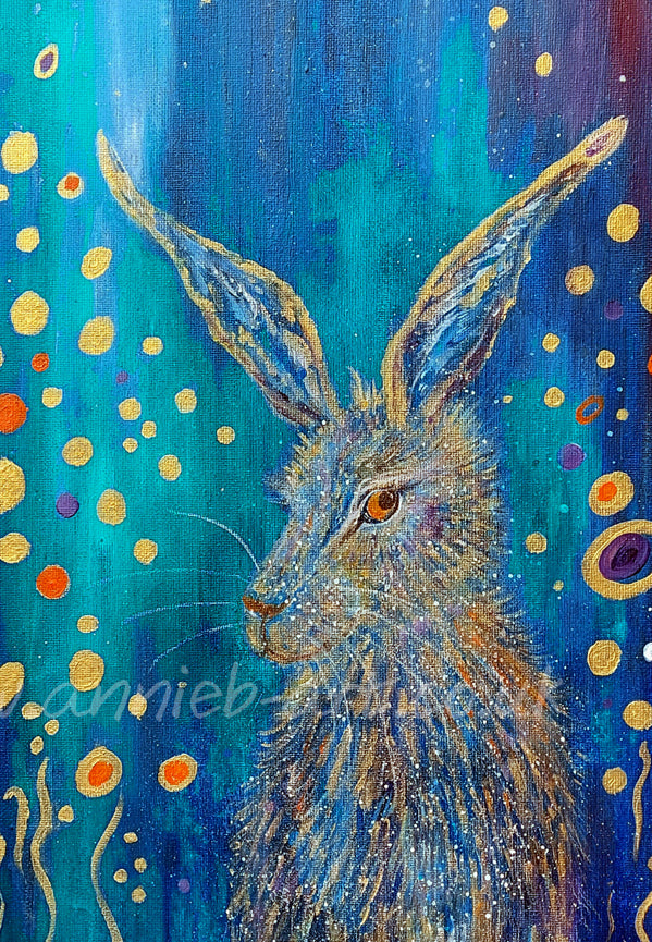 '   -     Cheeky Golden Hare  ' - new original