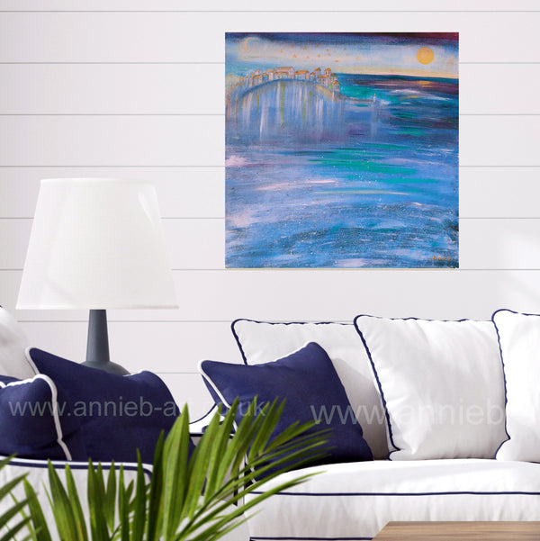 '   Owl spirit'  - original painting framed