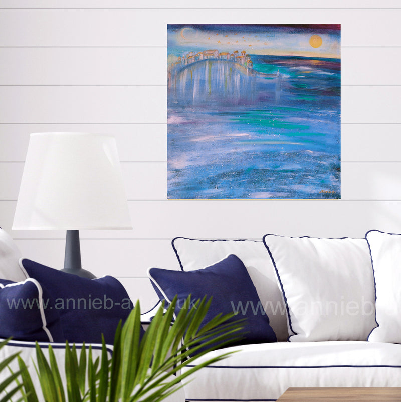 '   Owl spirit'  - original painting framed