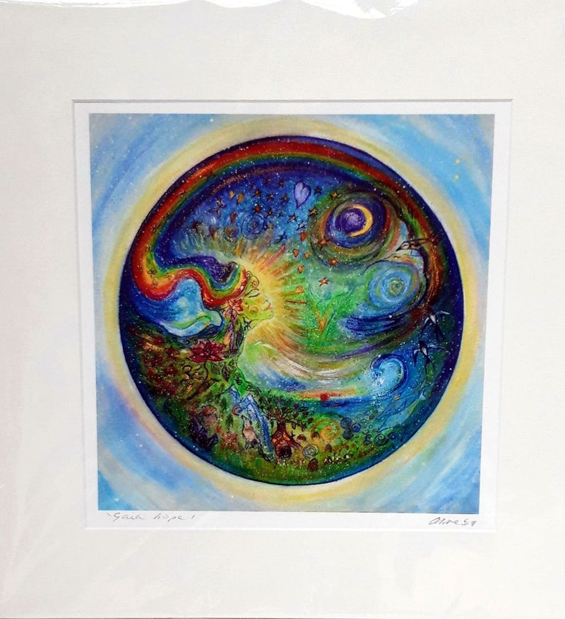 Gaia love'  mounted print
