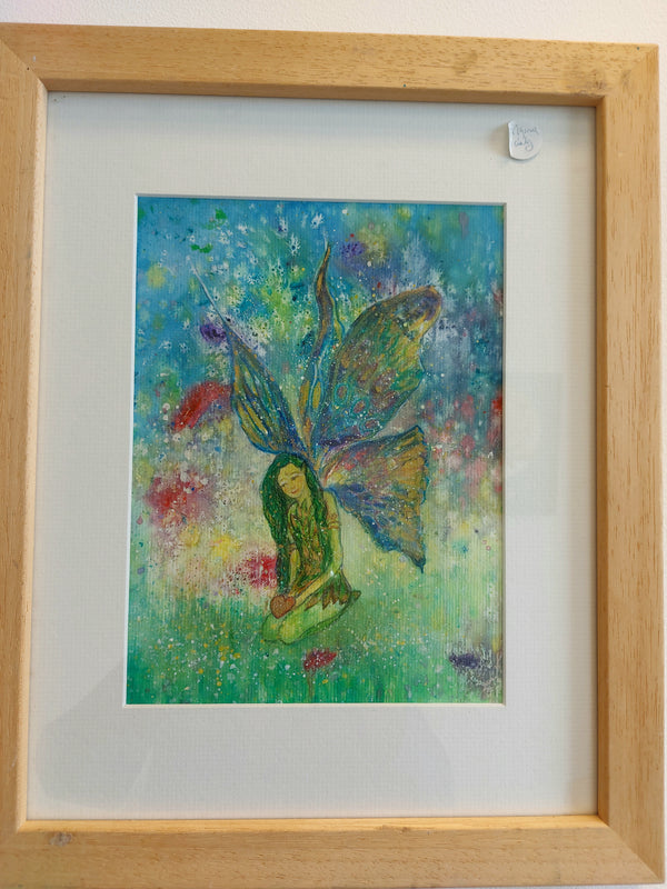 Butterfly nature spirit- original painting