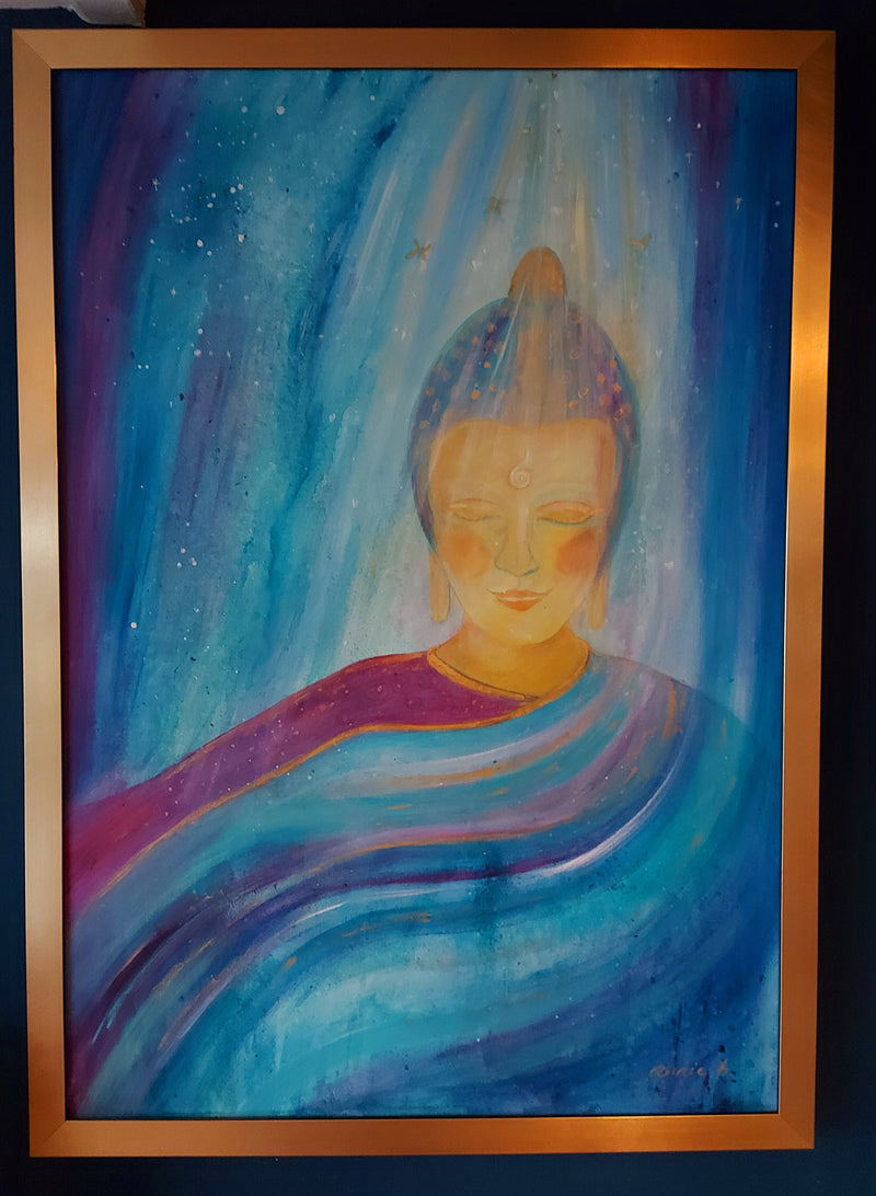 Blissful buddha' - original painting