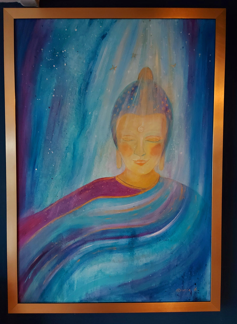 '  - Blissful buddha' - original painting