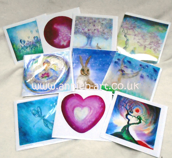 Greetings cards x 12 mixed designs
