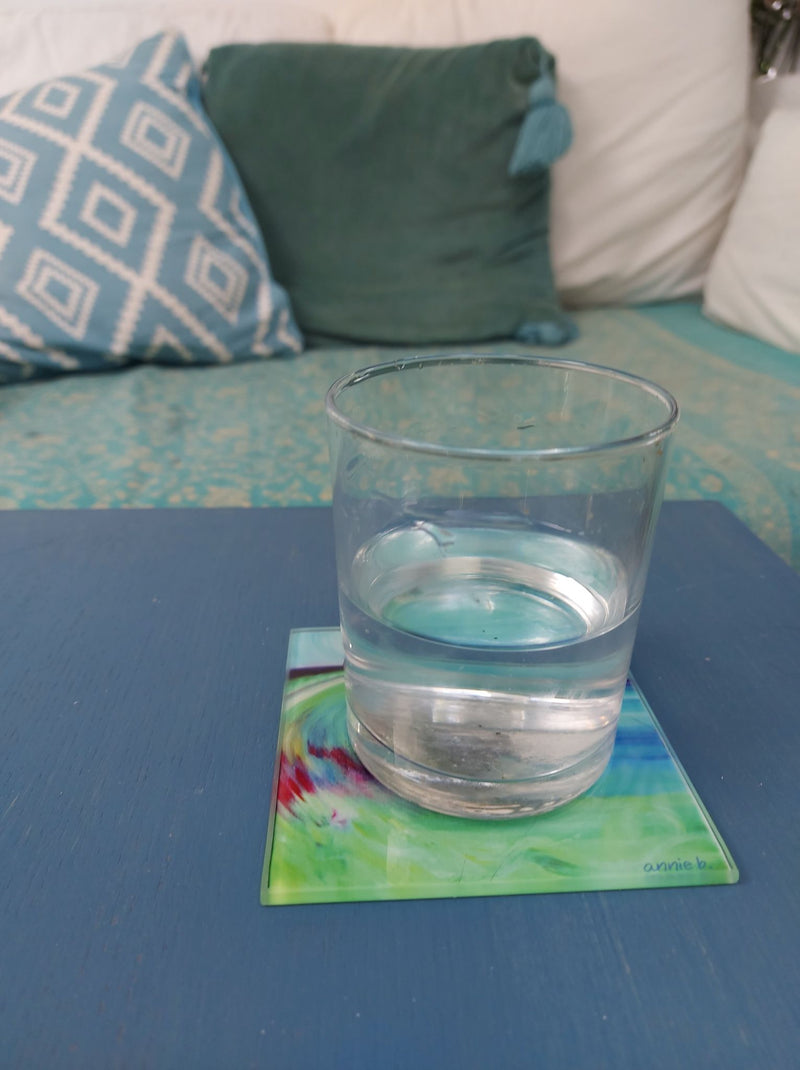 St Ives mermaid Art Class Coaster x 1 and GIFT BAG