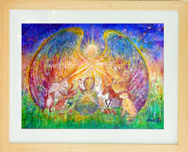 Connecting with all the souls of the world ' original painting