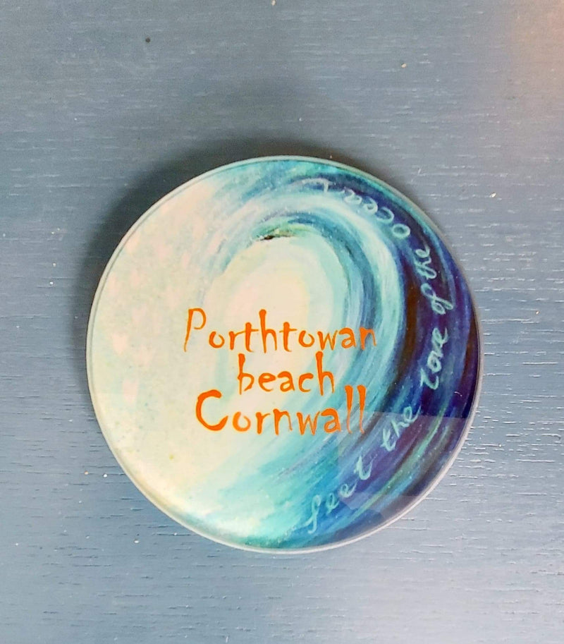 Porthtowan Art Glass fridge magnets